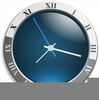 Free Analog Clock Clipart Image