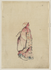 [side View Of A Monk, Full-length Portrait, Facing Left, Wearing Gown With Hood] Image