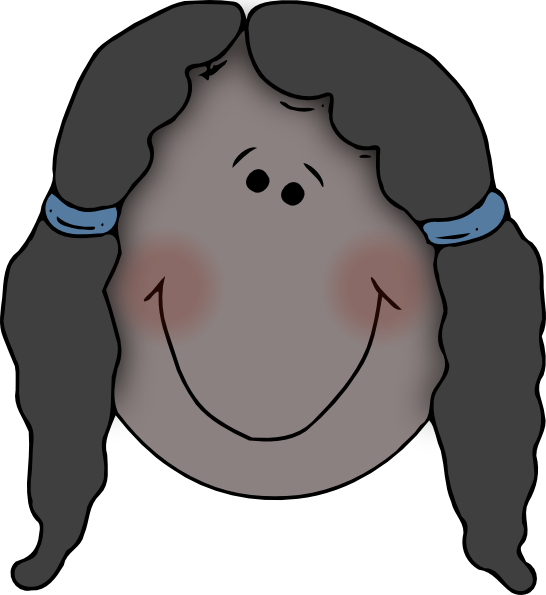 clipart girl smiling - photo #18