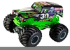 Free Clipart Of Monster Jam Monster Trucks Image