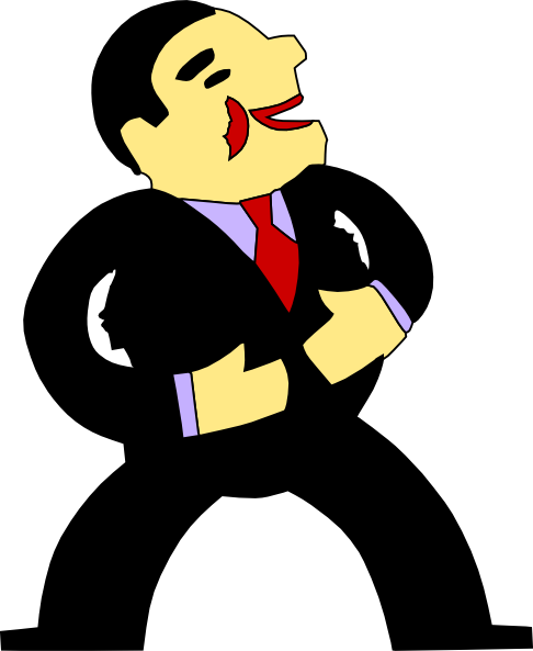 Cartoon Man Wearing Suit Tie Clip Art at Clker.com - vector clip art