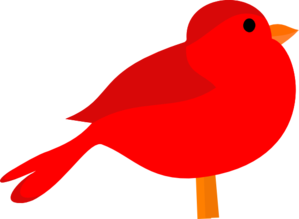 Red Bird Clip Art at Clker.com - vector clip art online, royalty free