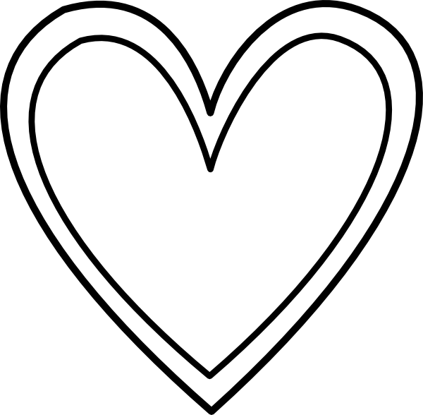 double heart clip art free - photo #17