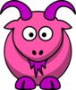 Pink Goat Clip Art