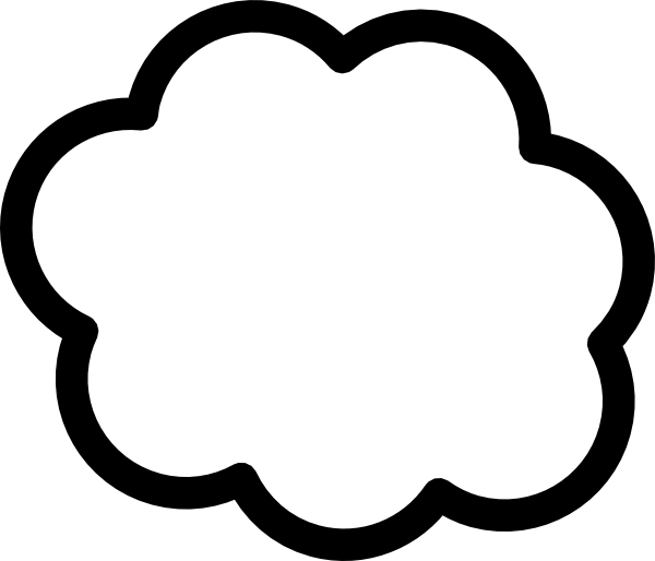 White Cloud Clip Art at Clker.com - vector clip art online, royalty