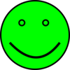 Green Face Clip Art