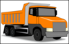 Orange Truck Clip Art