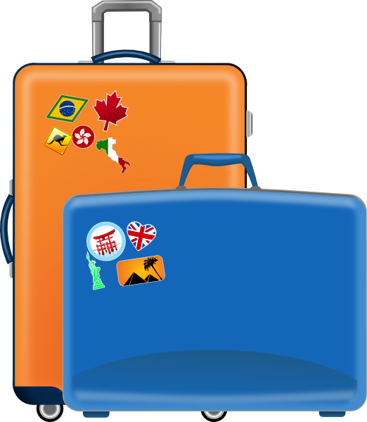 Luggage Clip Art at Clker.com - vector clip art online, royalty free