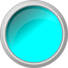 Push Button Light Blue Clip Art