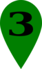 Green-pin1 Clip Art