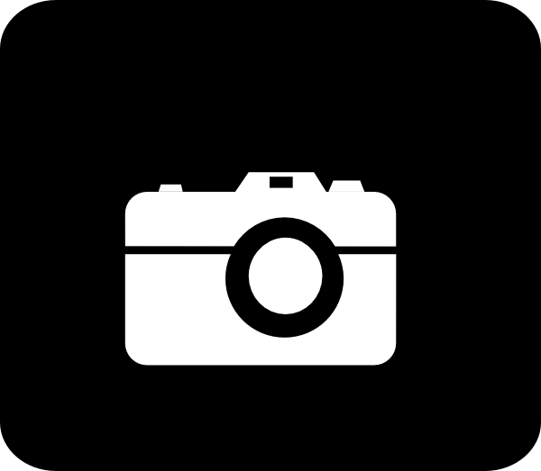 clipart of camera black and white - photo #7