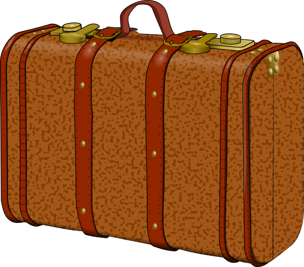 vintage luggage clipart - photo #27