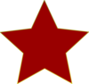 Star Ruby Red Clip Art