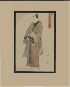 Ichikawa Yaozō Iii In The Role Of Yoshida-ya Kizaemon. Clip Art