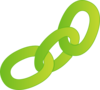Green Chain (no Outline) Clip Art