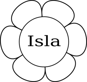 Isla Window Flower 1 Clip Art