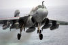 An Ea-6b Prowler Approaches The Flight Deck Image