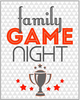 Family Game Night Clipart Image