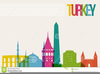 Colorful Turkey Clipart Image