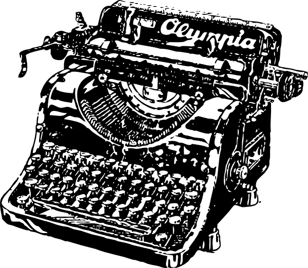 Typewriter Clip Art At Clker Com Vector Clip Art Online Royalty Free Public Domain