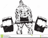 White Barbell Clipart Image