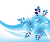 Blue Clipart Flower Image