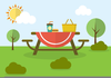 Free Picnic Ants Clipart Image