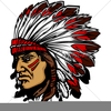Indian Cheif Head Clipart Image