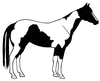 Trail Horse Clipart Image