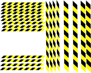 Hazard Stripe Variations Clip Art
