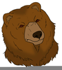 Bear Head Clipart Image