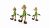 Animated Dancing Elf Clipart Image