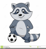 Raccoon Mascot Clipart Image