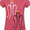 Women S Two Angels Tshirt Design Image