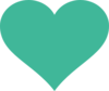 Green Heart Clip Art