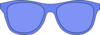 Blue Glasses Clip Art