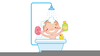 Child Bathtub Clipart Image