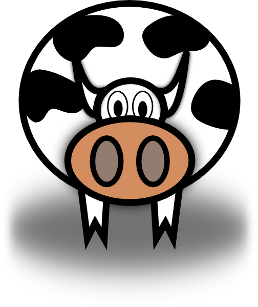 cow clipart simple - photo #4