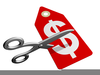Price Cutting Clipart Image