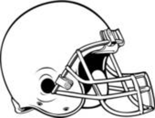 football helmet clip art black and white - photo #18