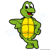 Turtle Mascot Clipart Image