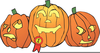 Carved Pumpkin Clipart Image