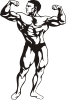 Body Builder Clip Art