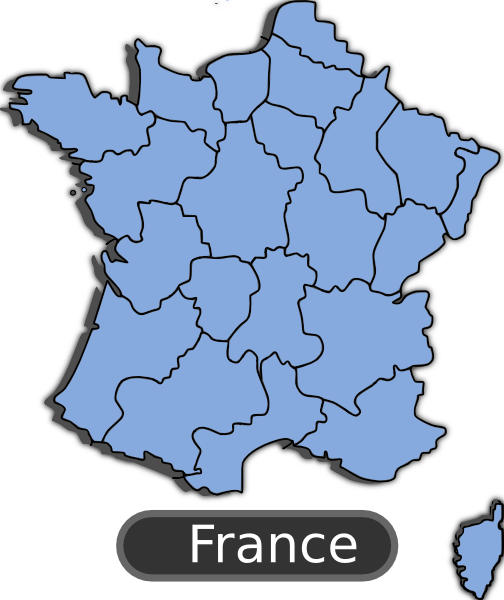 clipart france map - photo #5