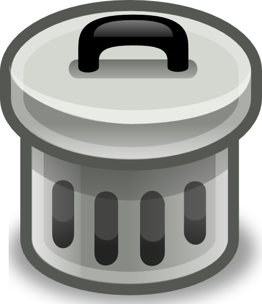 free clipart images trash can - photo #22