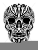 Skull Tattoo Clipart Image