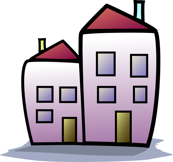 two storey house clipart - photo #47
