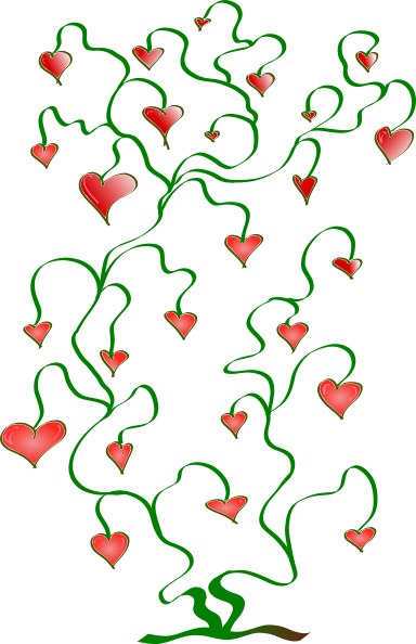 clipart tree with hearts - photo #14