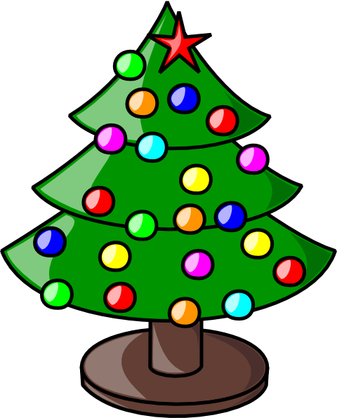 Christmas Tree 2 Clip Art at Clker.com - vector clip art ...