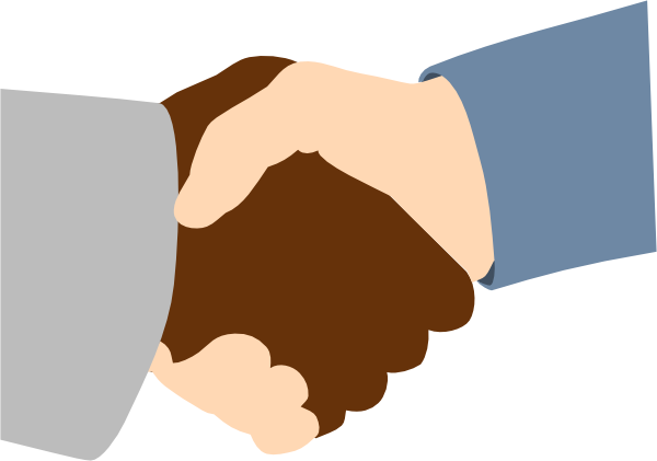 Handshake Clip Art at Clker.com - vector clip art online, royalty free